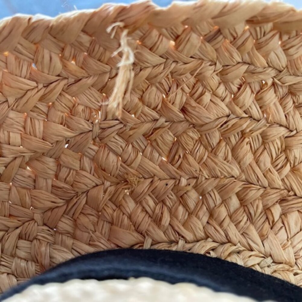 THE SCALA COLLECTION Rockport Big Brim Straw Sun Hat Vintage - Picture 12 of 16